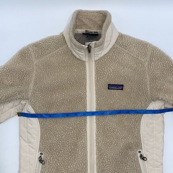 Patagonia Sherpa Jacket Women’s Size Small Tan Color - Picture 7 of 10